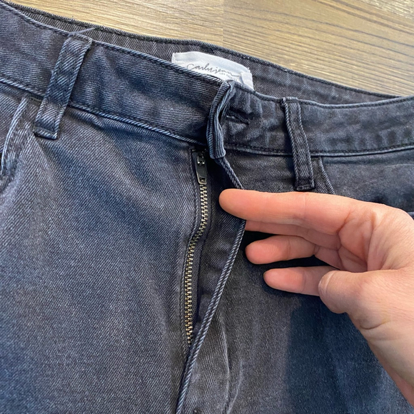 Carly Jean Los Angeles Jeans Women’s 9 Black Miller High Waist Stretch Skinny - Picture 4 of 16